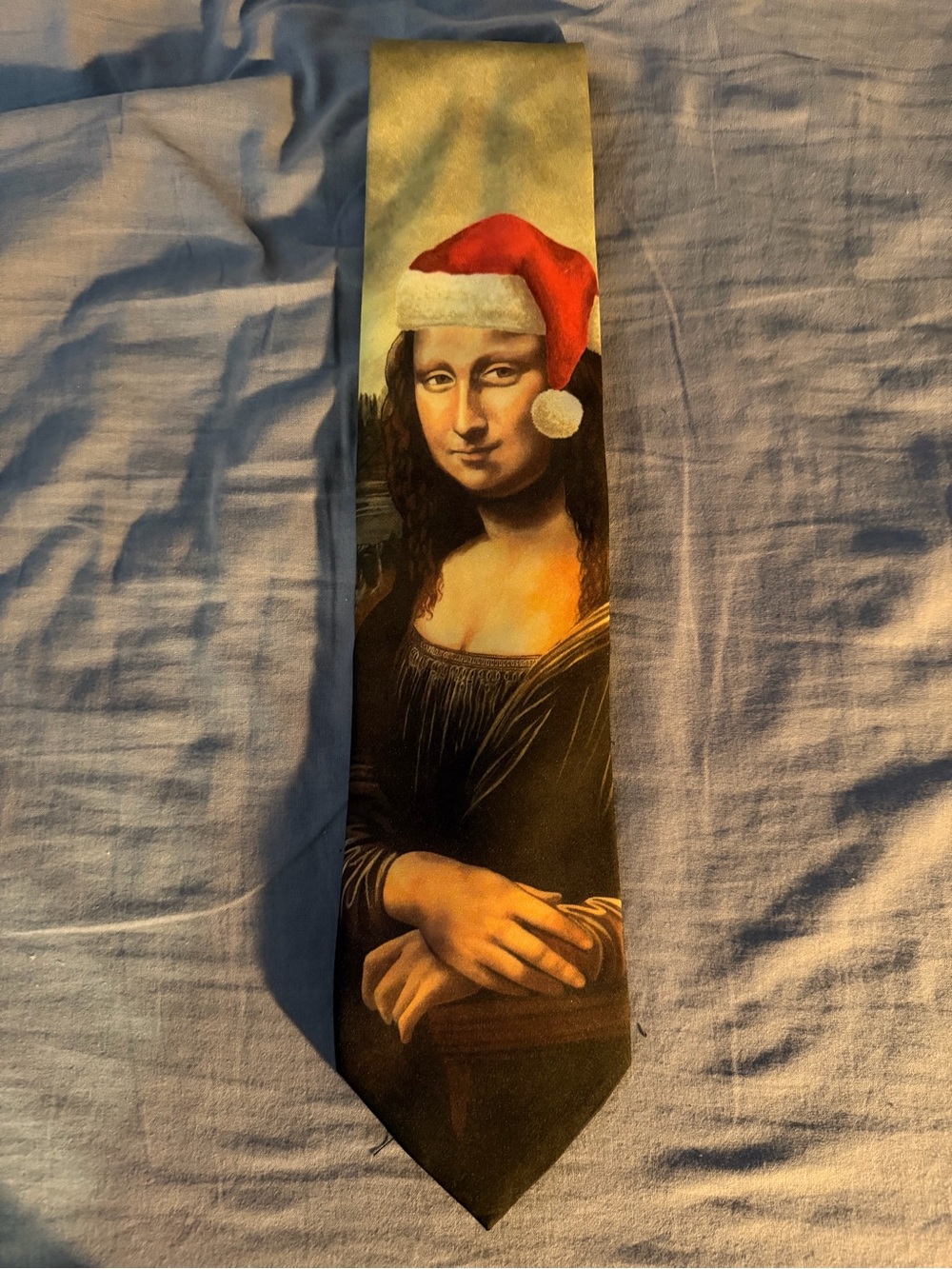 Ralph Marlin Landscape Print Silk Tie - Yellow, Brown, Black & Jerry Garcia Tie